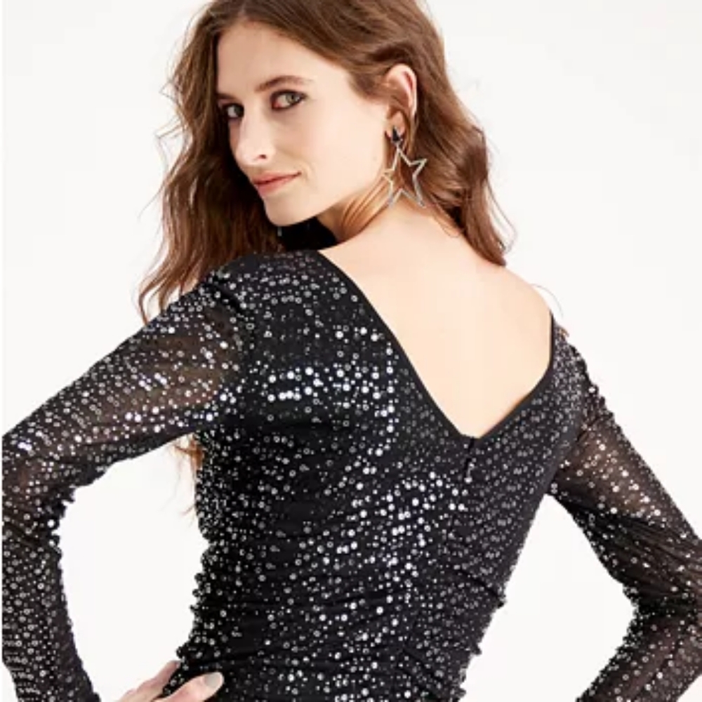 GUESS Los Angeles short bodycon dress.
